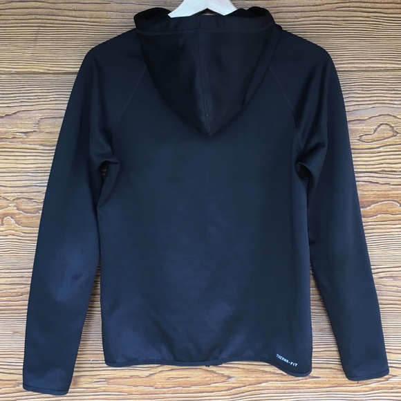 Black Nike Therma Fit Zip Up Hoodie Jacket X small - Picture 4 of 6